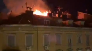 požar v stanovanjski stavbi na Reki