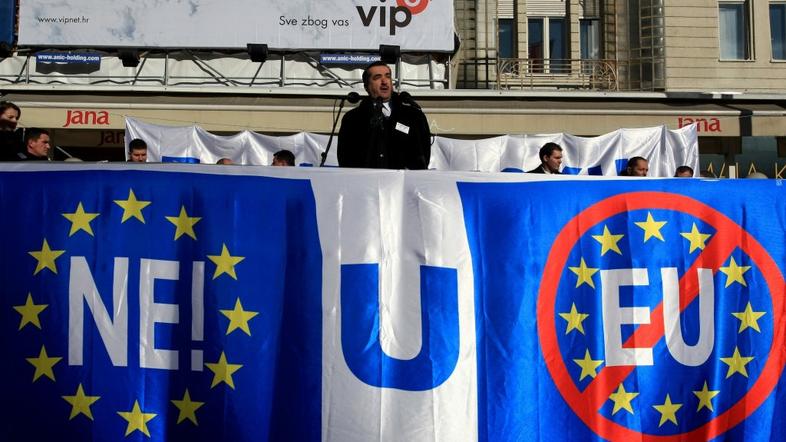 Del hrvaške politike glasno nasprotuje članstvu države v EU. A morda Hrvaška nit