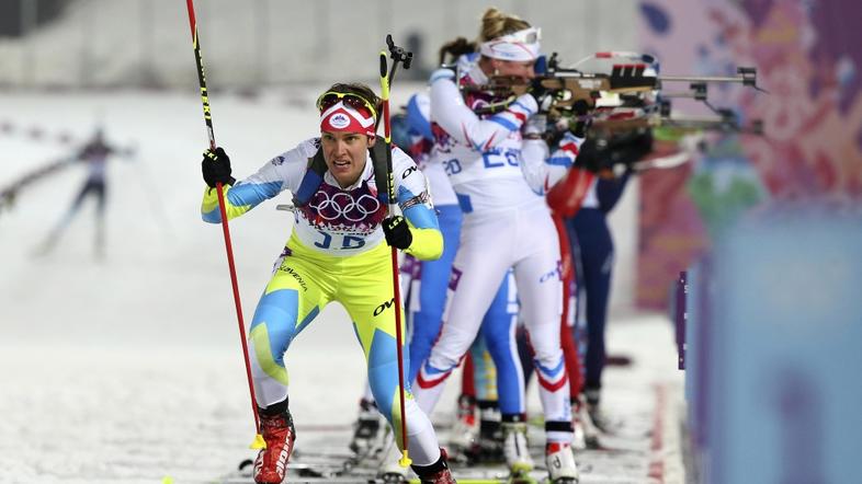 sport 11.02.14. Teja Gregorin, slovenska biatlonka, olimpijske igre v Sociju, Sl