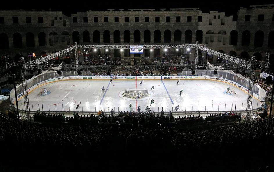 Pulj, arena, hokej, medveščak, olimpija 