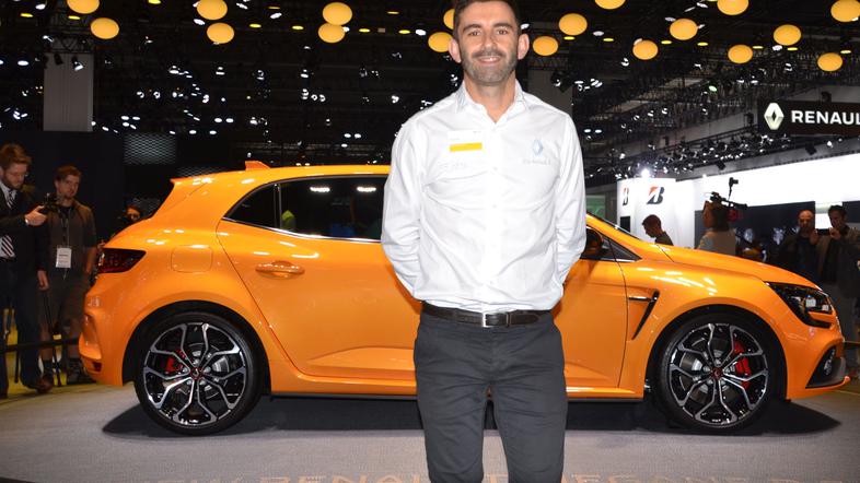 Grégoir Ginet, produktni direktor za renault megane RS.