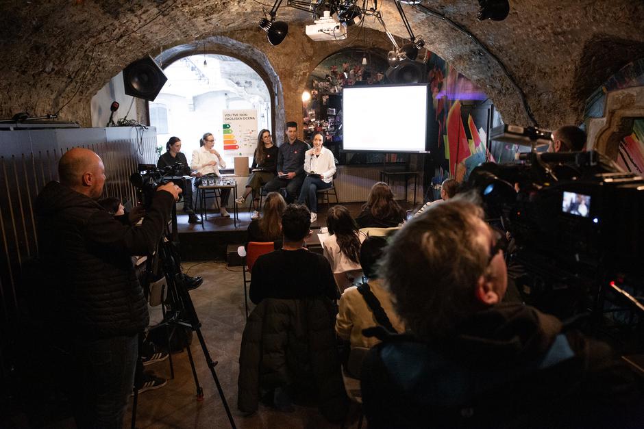 Umanotera predstavitev analize programov političnih strank | Avtor: Nejc Trampuž