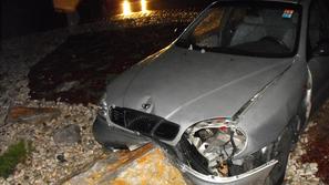 nesreča krožišče