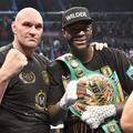 Tyson Fury in Deontay Wilder
