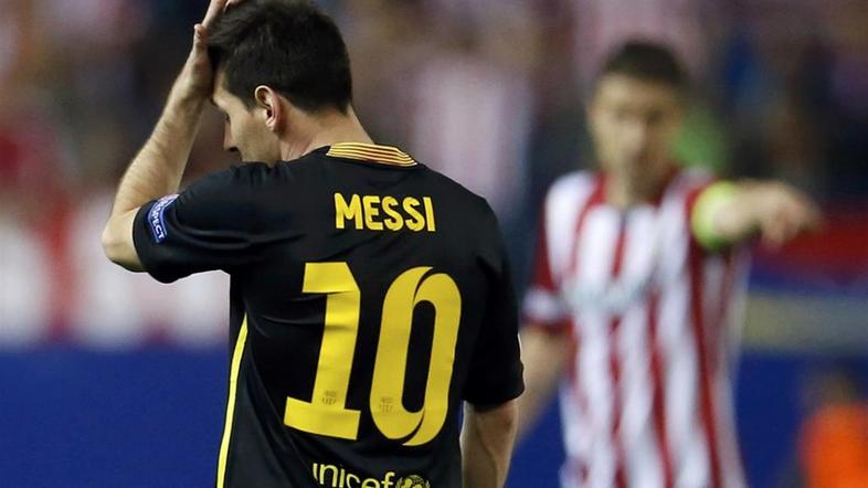 Messi Atletico Madrid Barcelona Liga prvakov četrtfinale