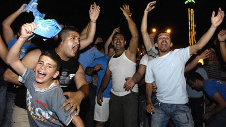 Veselje nad zmago prozahodnih sil.