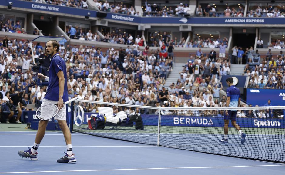Daniil Medvedev Novak Đoković US Open | Avtor: Epa