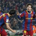 Lionel Messi David Villa Andres Iniesta gol zadetek proslavljanje proslava vesel