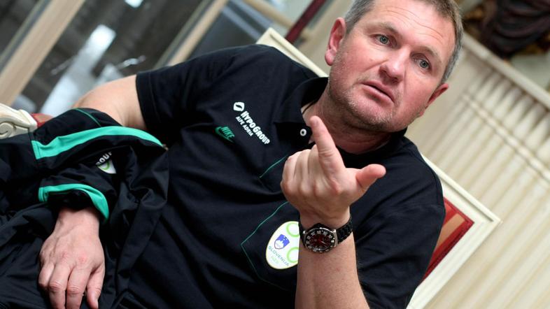 Kek je pred prvo tekmo optimističen in dobro razpoložen. (Foto: Saša Despot)