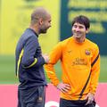 Lionel Messi in Pep Guardiola