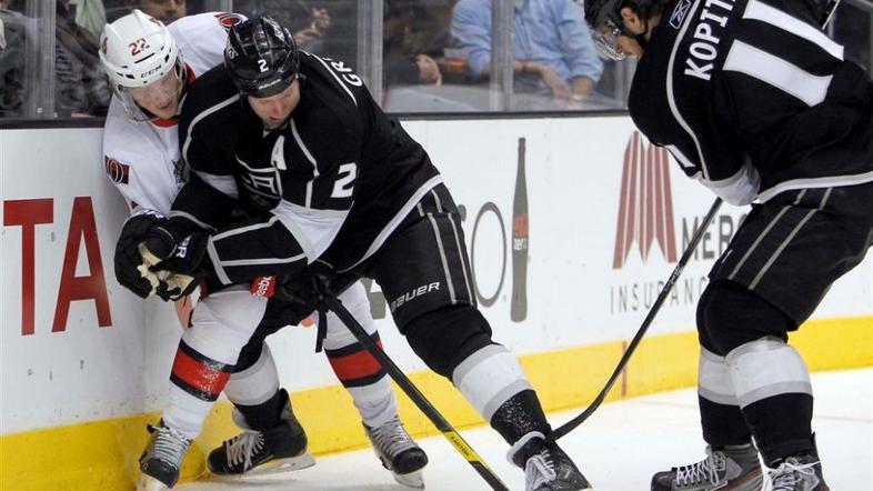 Kopitar Greene Condra Los Angeles Kings Ottawa Senators NHL