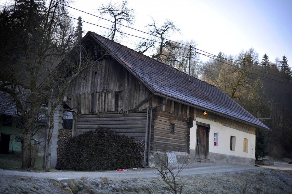 Hiša, v kateri je izbruhnil požar 