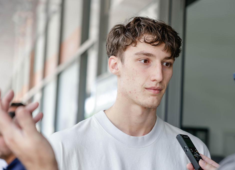 medijski termin moške košarkarske reprezentance KZS, Mark Padjen | Avtor: Saša Despot