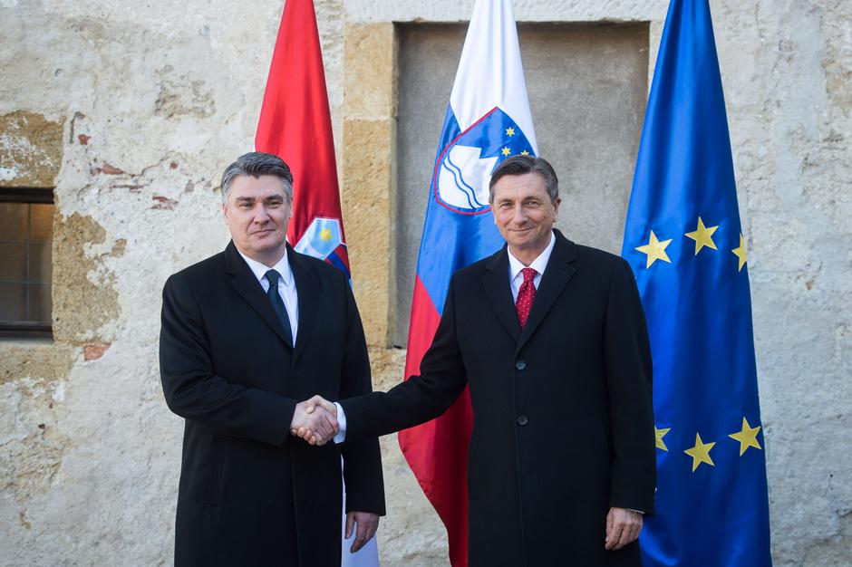 Borut Pahor in Zoran Milanović | Avtor: Anže Petkovšek