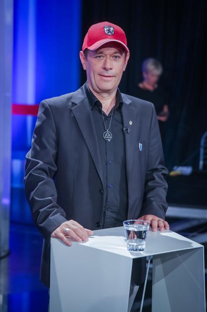 Andrej Šiško na soočenju predsednikov strank