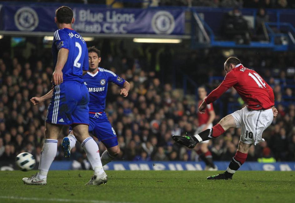Wayne Rooney Frank Lampard gol zadetek strel