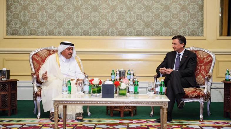 Predsednik Pahor na obisku v Katarju