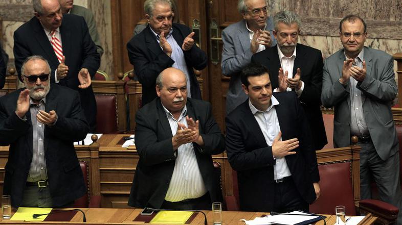 Zasedanje grškega parlamenta