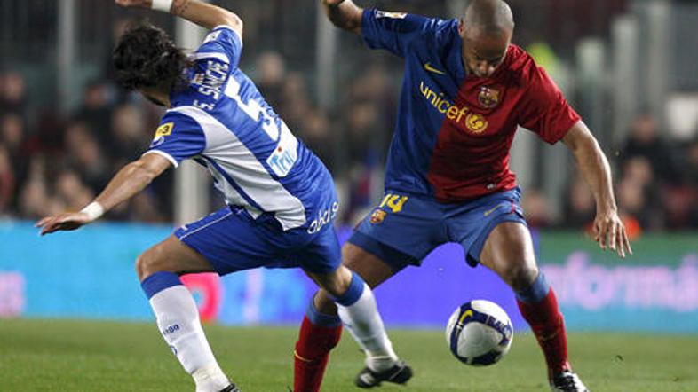 Katalonski derbi na Camp Nouu je tokrat dobil klub z repa lestvice.