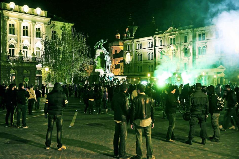 Green dragons obletnica baklada