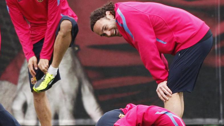 Trening Barcelone v katalonski prestolnice