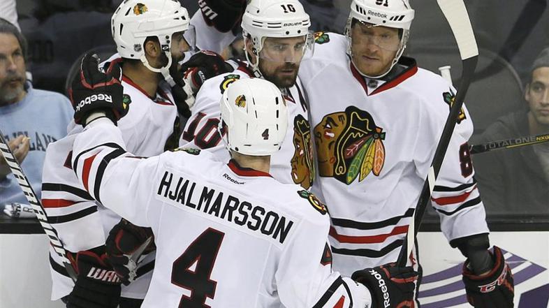 Hossa Hjalmarsson Los Angeles Kings Chicago Blackhawks NHL končnica