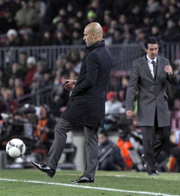 guardiola barcelona valencia pokal polfinale