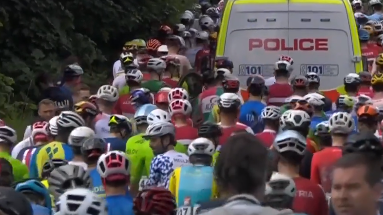 Protest na SP v kolesarstvu