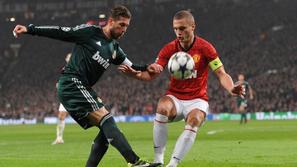 Ramos Vidić Manchester United Real Madrid Liga prvakov osmina finala