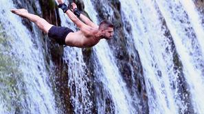 Jajce Pliva slap skakalec