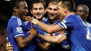 Obi Mikel Lampard Terry Chelsea Fulham Premier League Anglija liga prvenstvo
