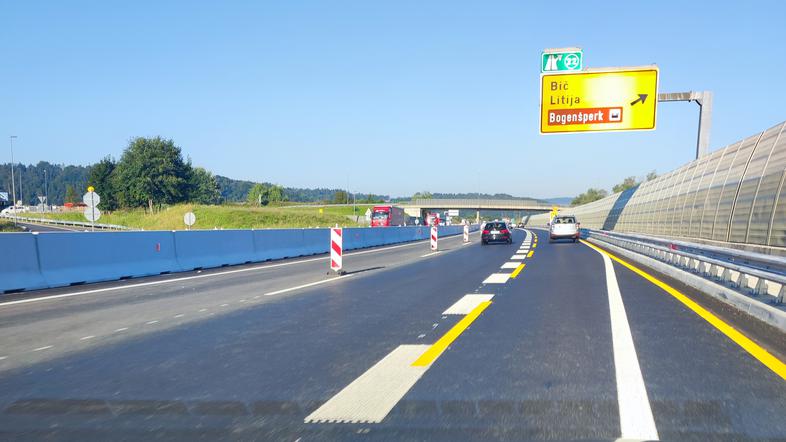 Rekonstrukcija vozišča na odseku Ivančna Gorica - Bič