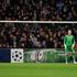 Manchester City Viktoria Plzen Liga prvakov Hart vratar gol vrata vratnica žoga