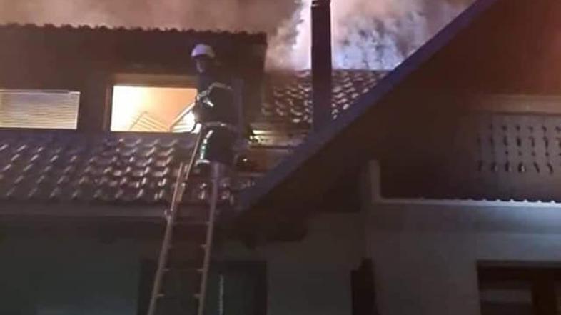 Srednja vas v Bohinju, požar, gašenje požara