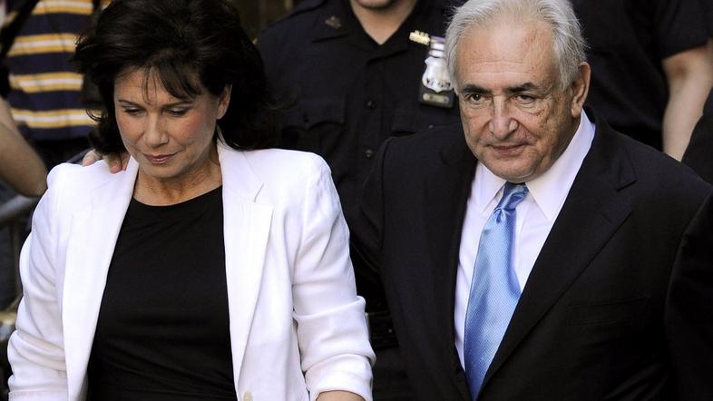 Dominique Strauss-Kahn in žena Anne Sinclair
