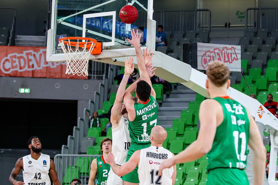 košarka evropski pokal Cedevita Olimpija - Hamburg Towers