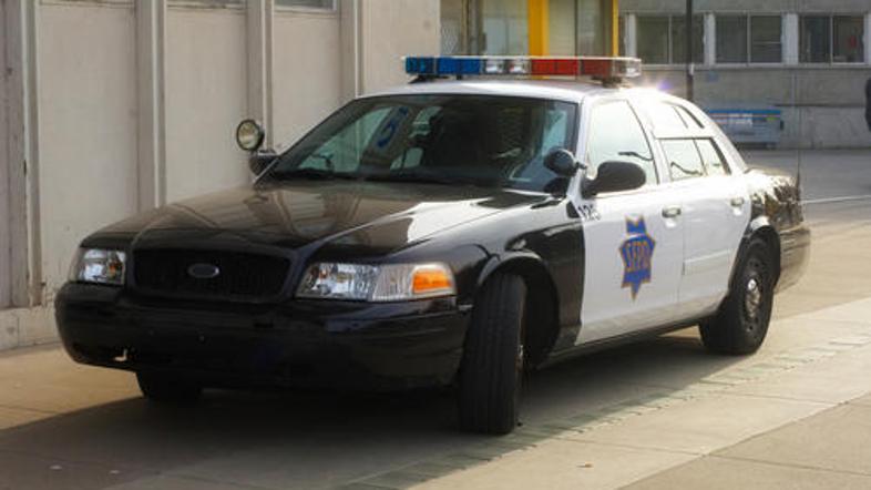 Policisti so žensko obsodili napada in nošenja orožja na območju šole. (Foto: Sh