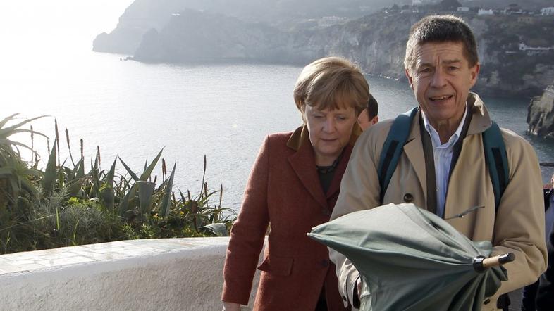 Angela Merkel, Joachim Sauer, dopust, Italija