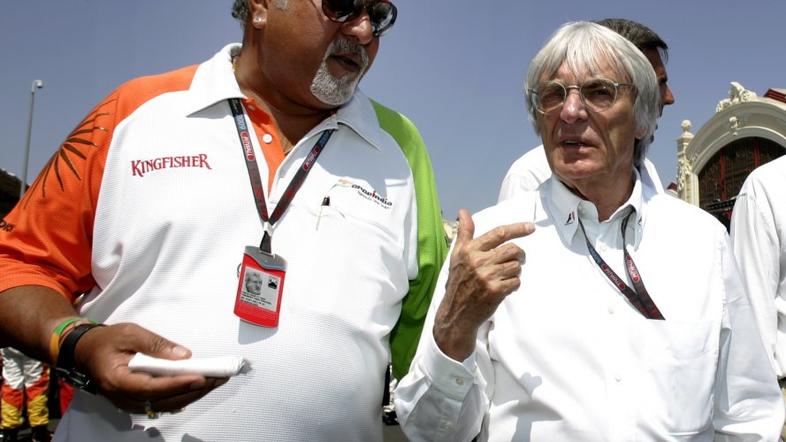 Vijay Mallya Bernie Ecclestone