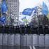 protesti Ukrajina Kijev policisti 