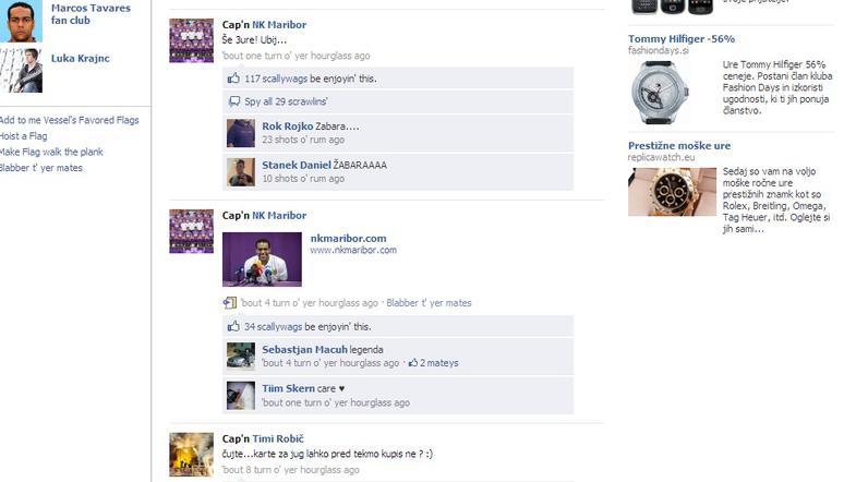 Takole so zapisali na Facebook profilu NK Maribor. (Foto: Facebook)