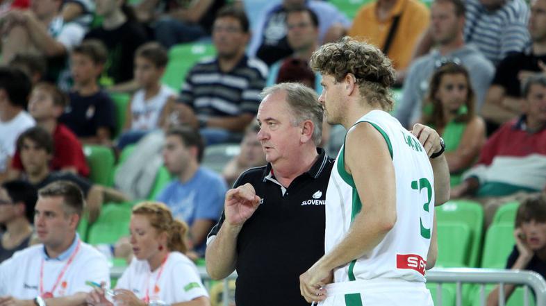 Božidar Maljković Miha Zupan Slovenska košarkarska reprezentanca