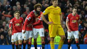 Fellaini Gerrard Manchester United Liverpool 