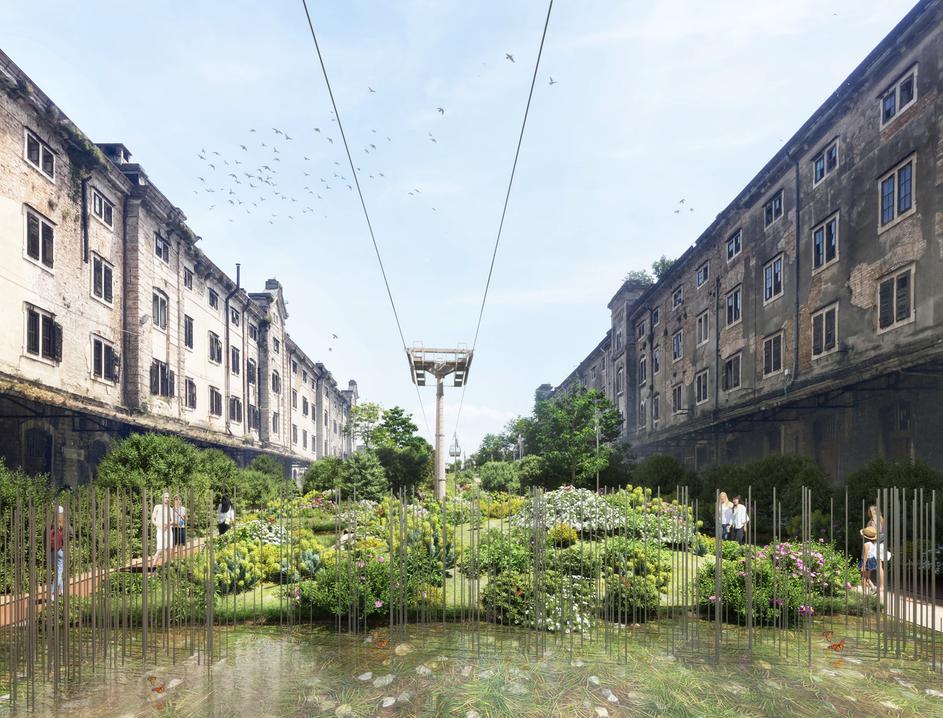 Trst staro pristanišče linearni park