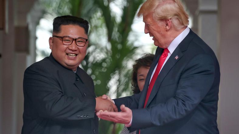 Kim Džong Un Donald Trump Singapur srečanje