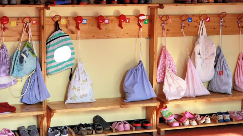 Garderoba v vrtcu