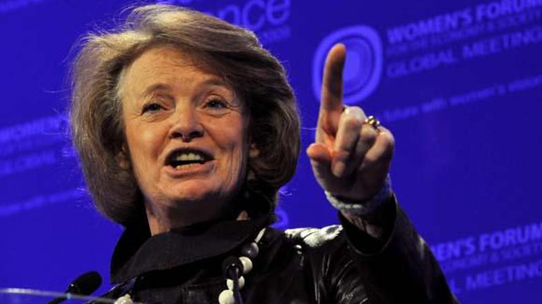 Iračanka Zainba Salbi je v nagovoru izpostavila, da finančna kriza na Zahodu pom