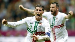 Ronaldo Češka Portugalska četrtfinale Varšava Euro 2012