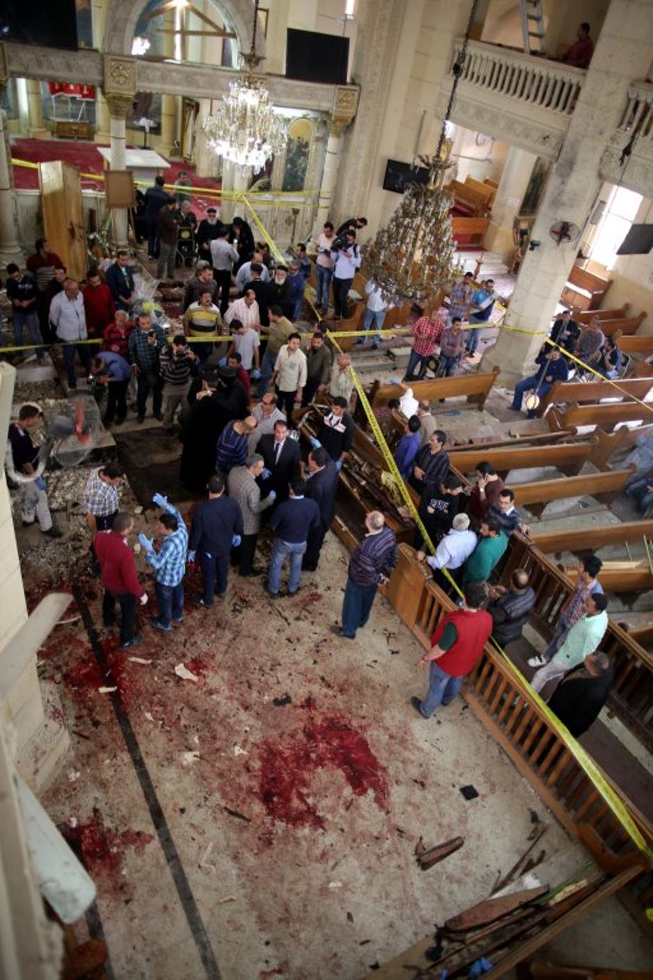 Egipt, koptska cerkev, napad | Avtor: EPA