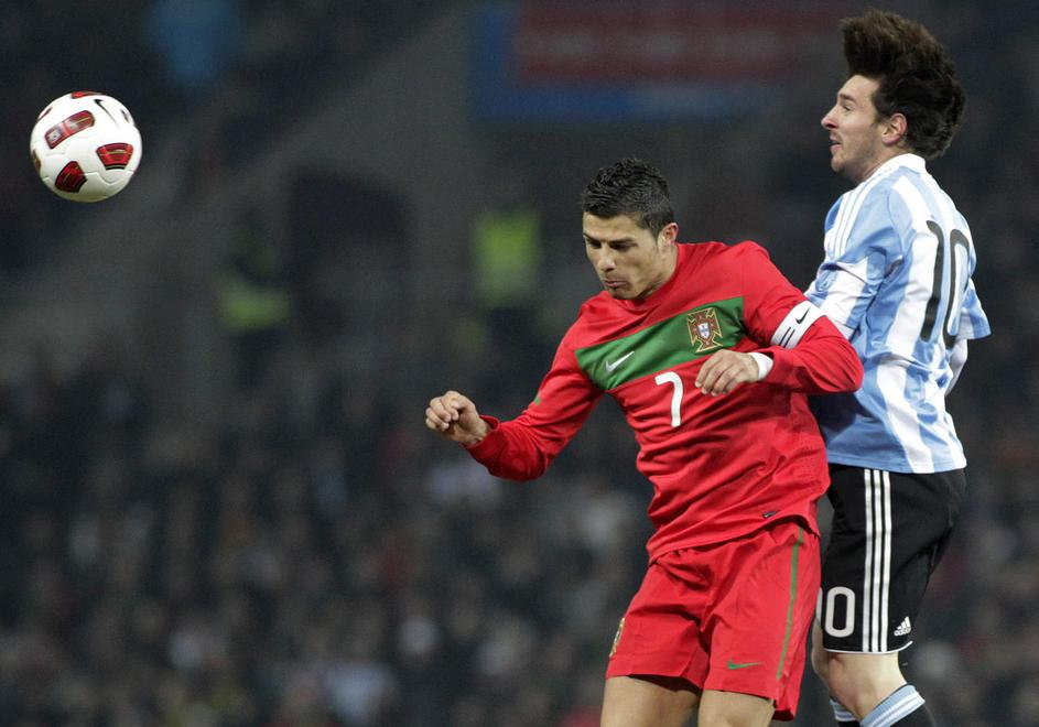 Vse oči so bile na dvoboju med Portugalsko in Argentino usmerjene v Ronalda in M